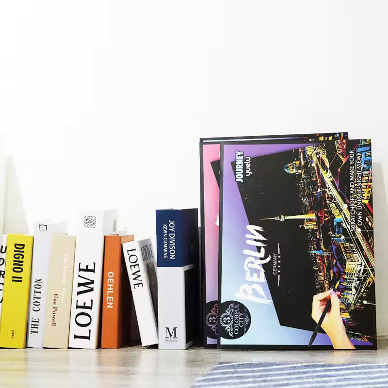 Tableaux à Gratter – Monuments & Villes du Monde (Packs au choix)